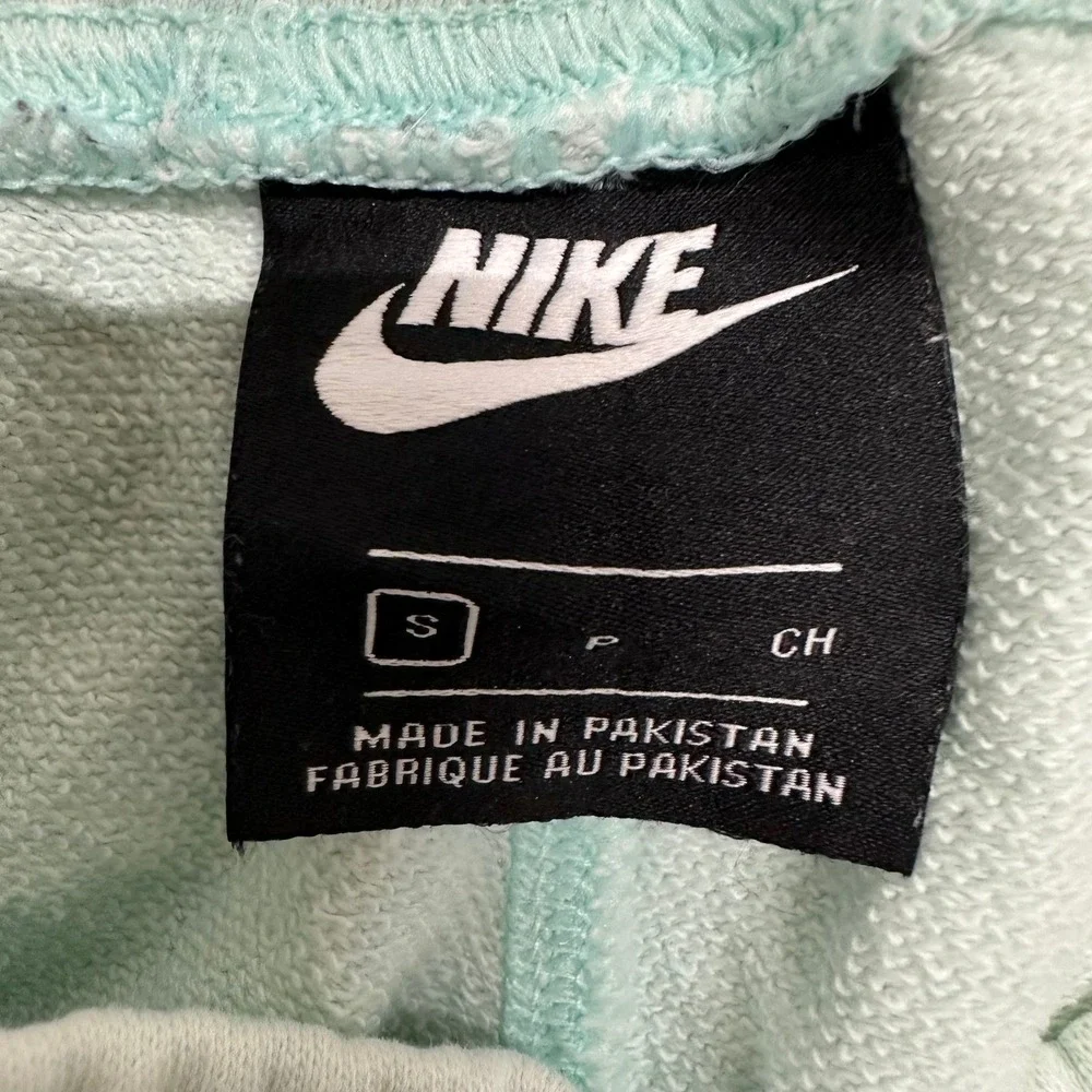 Nike Sweatpants Womens Size S Mint Green Cotton Jogger Embroidered Logo Casual
